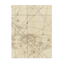 The Windward Passage with several passages Postcard