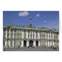 The Winter Palace, St Petersburg, Russia (RF) Greeting Card