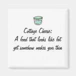 The Wisdom of Cottage Cheese Magnet