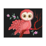 The Wistful Owl Postcard, Note Cards, Greeting
