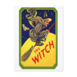 The Witch Vintage Halloween postcards
