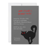 The Witches Cat Halloween Invitation