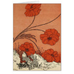 The Wizard of Oz Dorothy and Toto in the Poppy Fie Greeting Card
