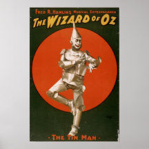 The Wizard of Oz Tin Man ad Posters