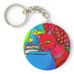 The Wizard's Cat Key Chains