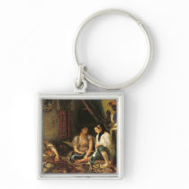 The Women of Algiers in their Apartment, 1834 Key Chain