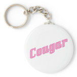 The Word Cougar keychains