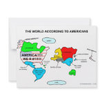 The World According to Americans invitations