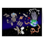 The world is not enough greeting card
