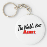 The World's Best Aunt Keychain