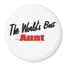 The World's Best Aunt Fridge Magnets