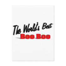 The World's Best Boo Boo Postcard