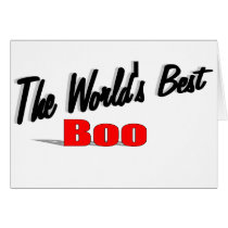 The World's Best Boo Greeting Cards