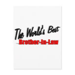 The World's Best Brother-In-Law postcards