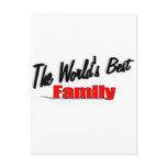 The World's Best Family postcards