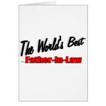 The World's Best Father-In-Law Greeting Card