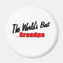 The World's Best Grandpa Refrigerator Magnet