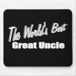 The World's Best Great Uncle Mouse Pads