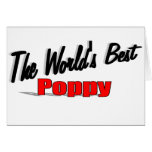The World's Best Poppy Card