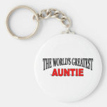 The World's Greatest Auntie Keychains