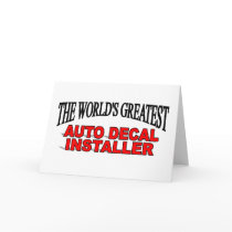 The World's Greatest Auto Decal Installer
