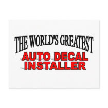 The World's Greatest Auto Decal Installer