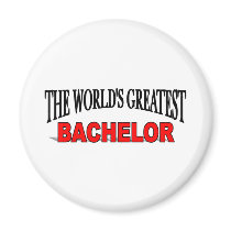 The World's Greatest Bachelor Refrigerator Magnets