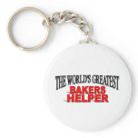 The World's Greatest Bakers Helper keychains