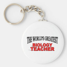 The World's Greatest Biology Teacher Keychain