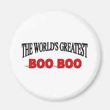 The World's Greatest Boo Boo Refrigerator Magnet
