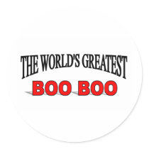 The World's Greatest Boo Boo Sticker