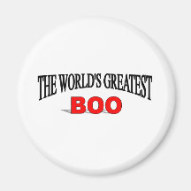 The World's Greatest Boo Refrigerator Magnet
