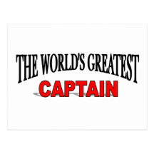 The World's Greatest Captain Post Card