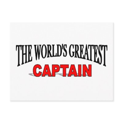 The World's Greatest Captain Post Card by theworldsgreatest