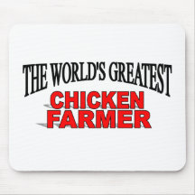 The World's Greatest Chicken Farmer Mousemats