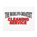 The World's Greatest Cleaning Service postcards