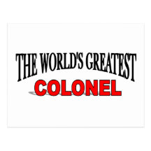 The World's Greatest Colonel Postcards