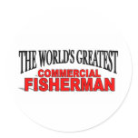 The World's Greatest Commercial Fisherman stickers