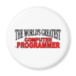 The World's Greatest Computer Programmer magnets
