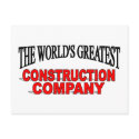 The World's Greatest Construction Company postcards