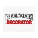 The World's Greatest Decorator postcards