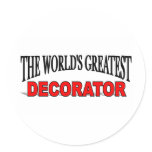 The World's Greatest Decorator stickers