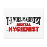 The World's Greatest Dental Hygienist postcards