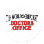 The World's Greatest Doctors Office stickers