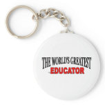 The World's Greatest Educator keychains
