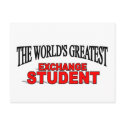 The World's Greatest Exchange Student postcards