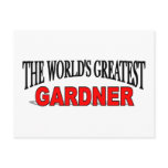 The World's Greatest Gardner postcards