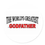 The World's Greatest Godfather stickers