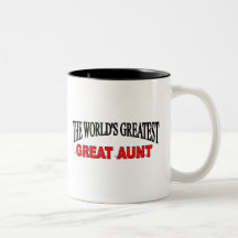 The World's Greatest Great Aunt Mugs