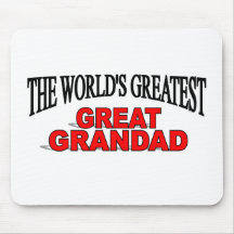 The World's Greatest Great Grandad Mouse Pads